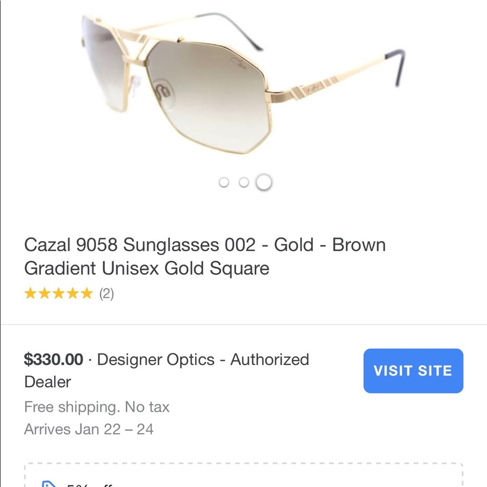 Unisex Cazal sunglasses